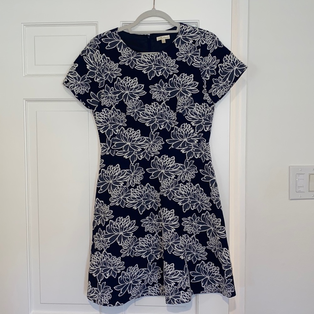 Navy shoshanna dress
